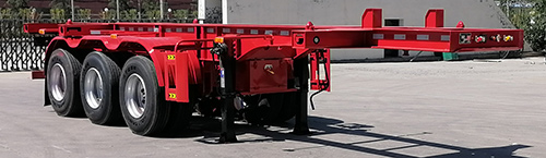 梁通牌8.8米35.4吨3轴集装箱运输半挂车(LTT9401TJZA)