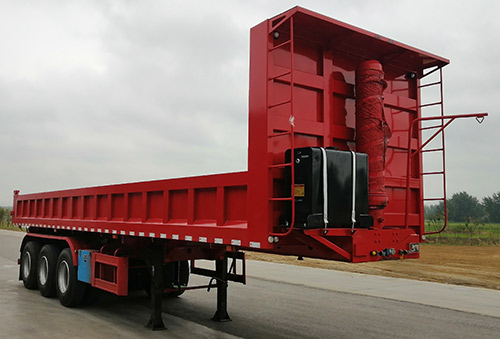 鑫凯达牌10.5米32吨3轴自卸半挂车(DLZ9401ZH)