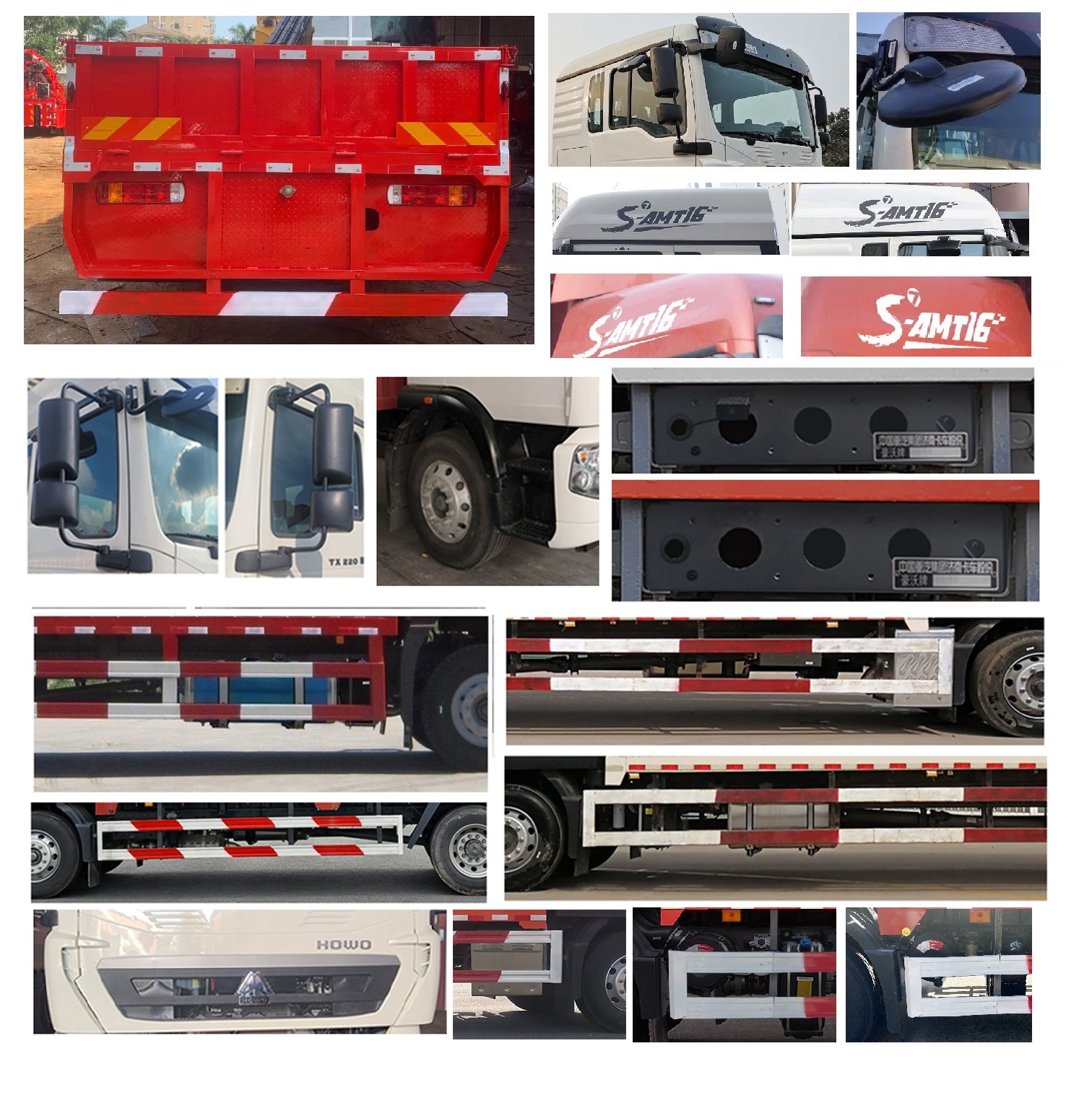 豪沃牌ZZ5187JSQK501GF1隨車起重運輸車公告圖片