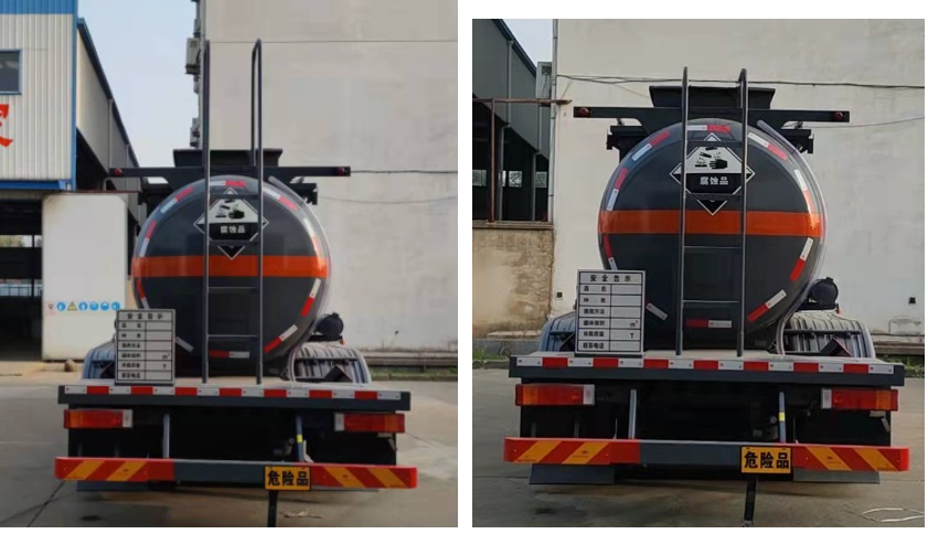 中汽力威牌HLW5321GFWD6腐蚀性物品罐式运输车公告图片