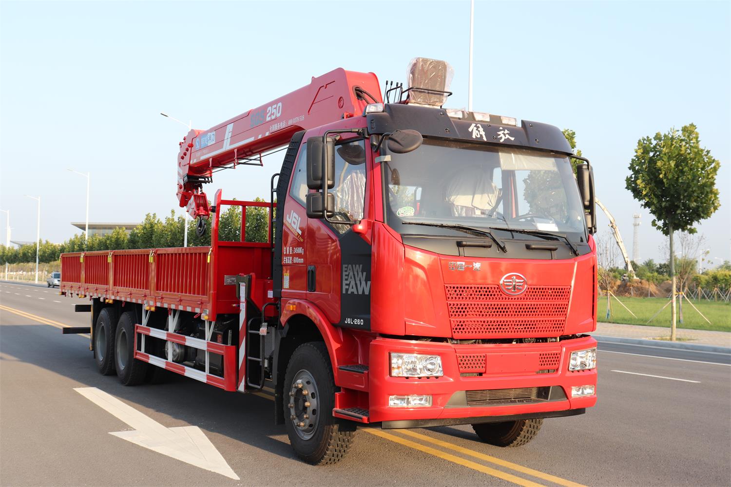 明健神力牌MJA5240JSQJF6隨車起重運輸車公告圖片