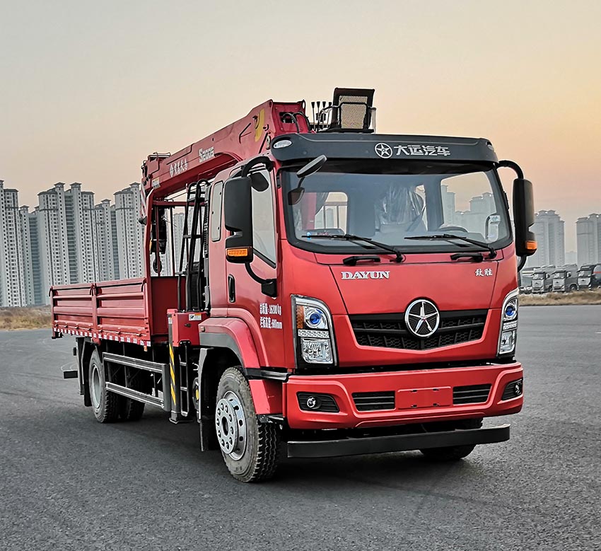 大運牌DYQ5162JSQD6AB隨車起重運輸車公告圖片