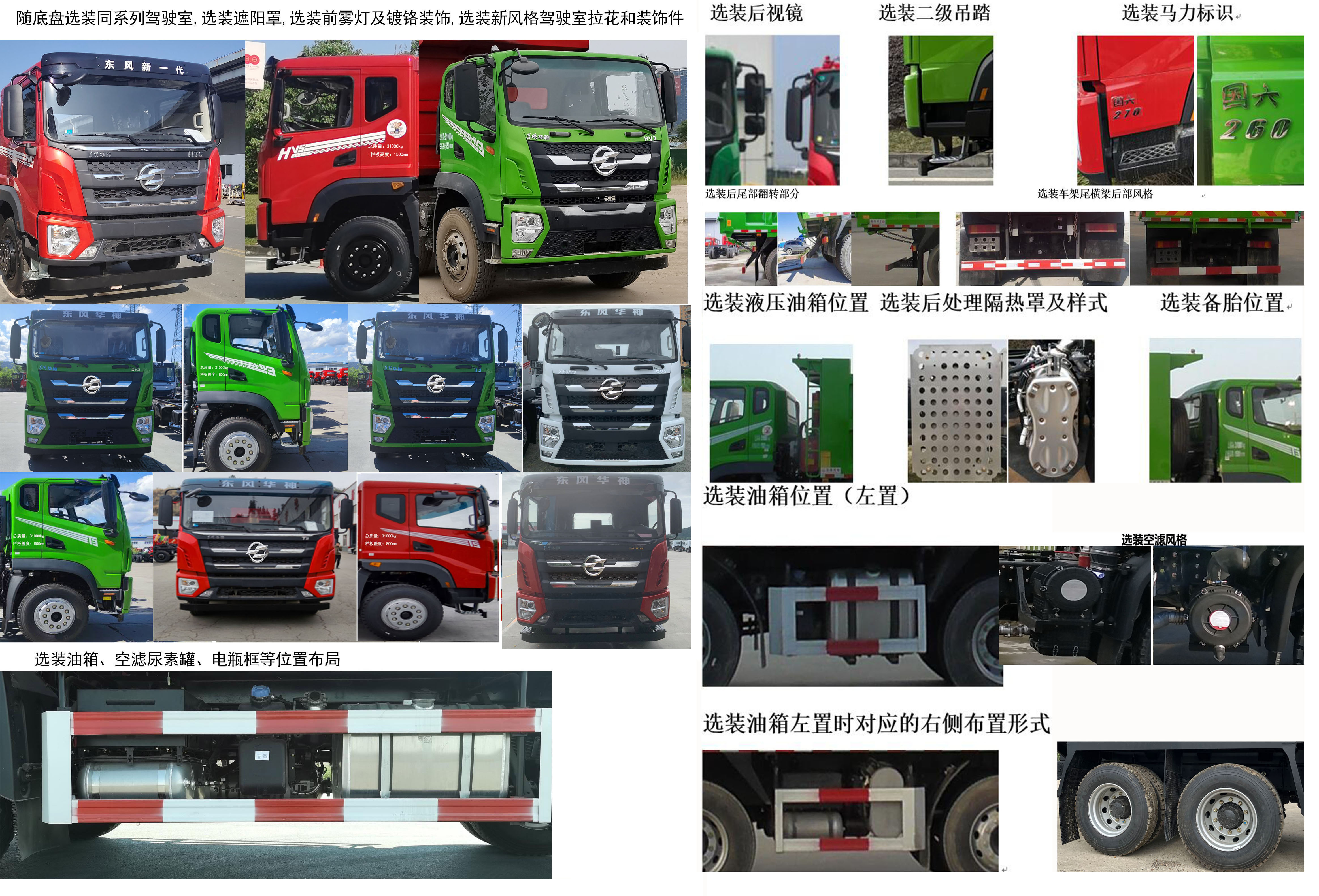 华神牌DFD3318GL6D62自卸汽车公告图片