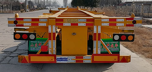 华威翔运牌CYX9401TJZE集装箱运输半挂车公告图片