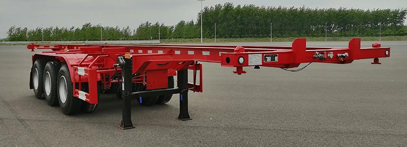 蒙天盛牌9.3米35.3吨3轴集装箱运输半挂车(MTS9400TJZ1)