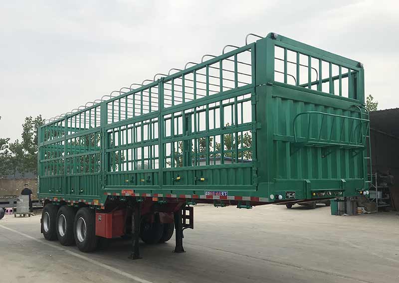 图强牌9.5米34.7吨3轴仓栅式运输半挂车(TQP9404CCYE)