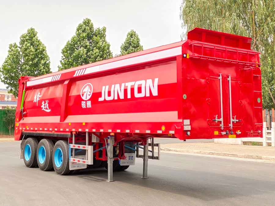 骏通牌10.2米30.2吨3轴垃圾转运半挂车(JF9406ZLJA)