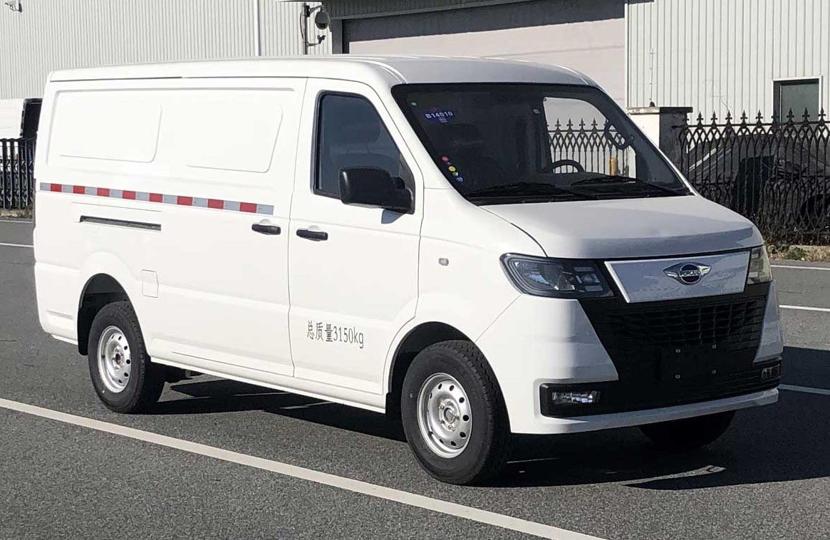 福田牌BJ5033XXYEV1純電動(dòng)廂式運(yùn)輸車(chē)公告圖片