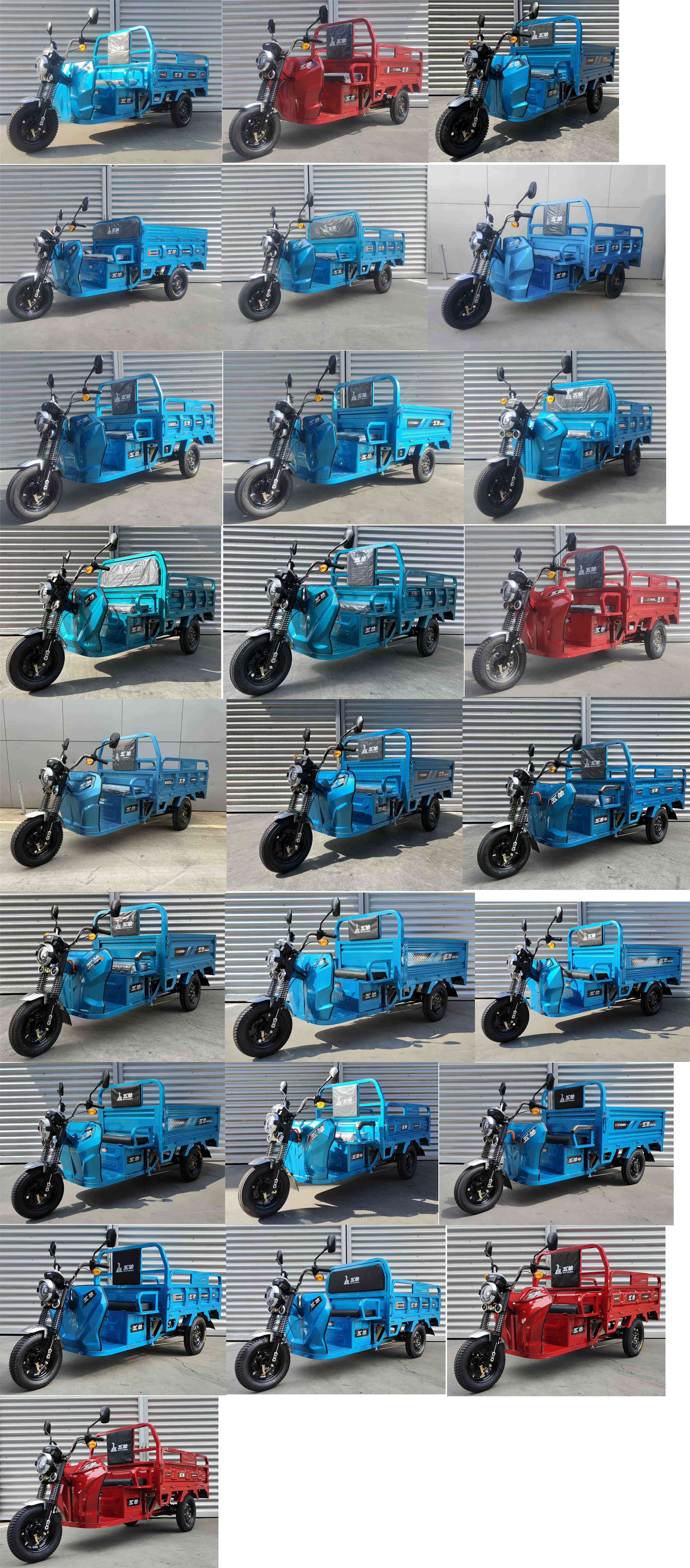 五羊牌WY1200DZH-6A电动正三轮摩托车公告图片
