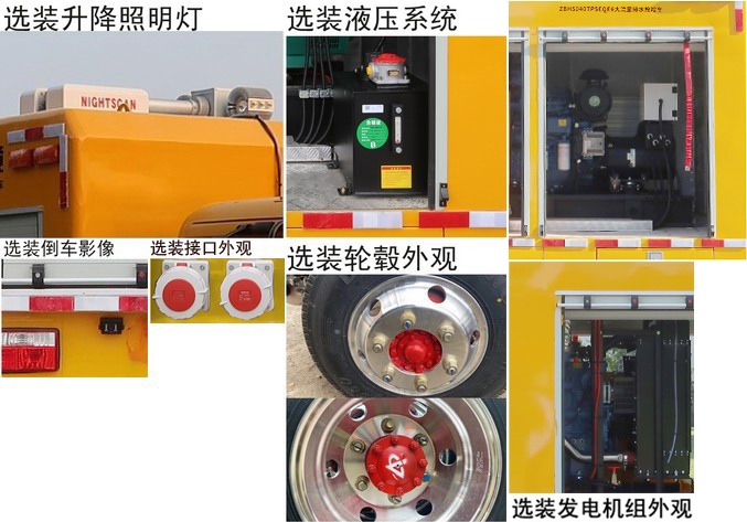 中联牌ZBH5040TPSEQE6大流量排水抢险车公告图片