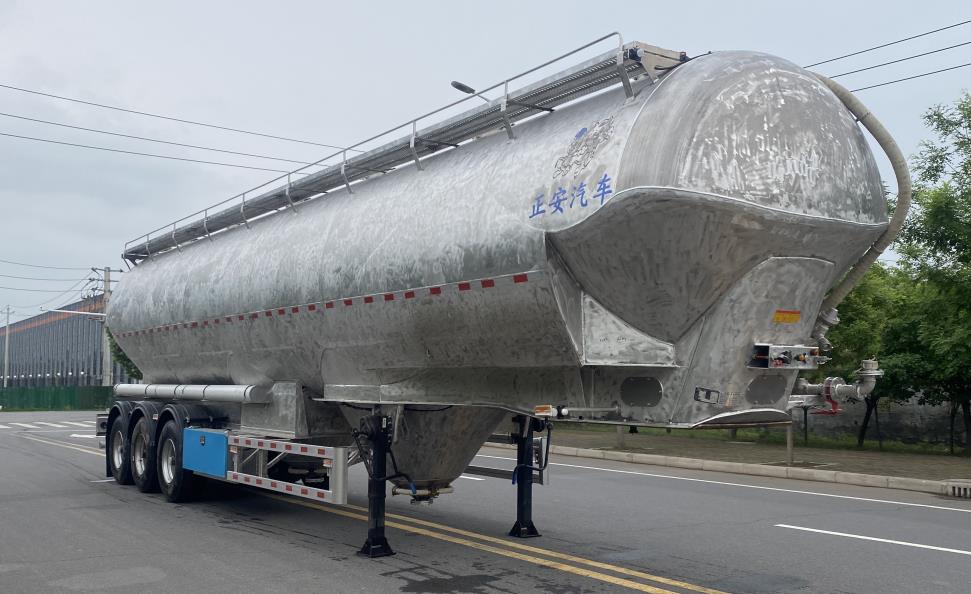 工尹正安牌13.8米33.6吨3轴低密度粉粒物料运输半挂车(XZA9402GFL)