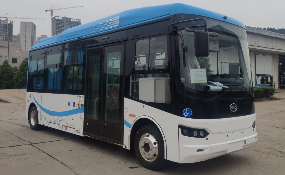 比亚迪牌BYD6701B2EV1纯电动低入口城市客车图片