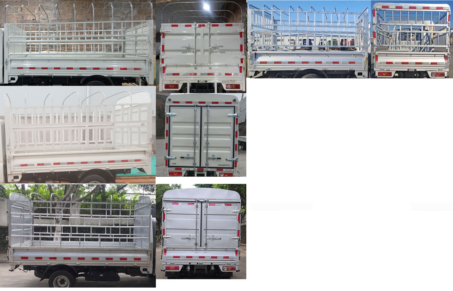 福田牌BJ5032CCY4AV6-19倉柵式運(yùn)輸車公告圖片