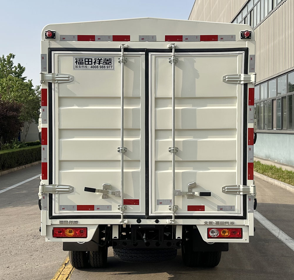 福田牌BJ5032CCY4AV6-19倉柵式運(yùn)輸車公告圖片