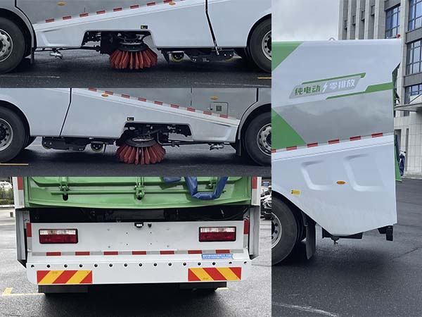 樂(lè)潔牌JLL5181TXSHFBEV純電動(dòng)洗掃車公告圖片