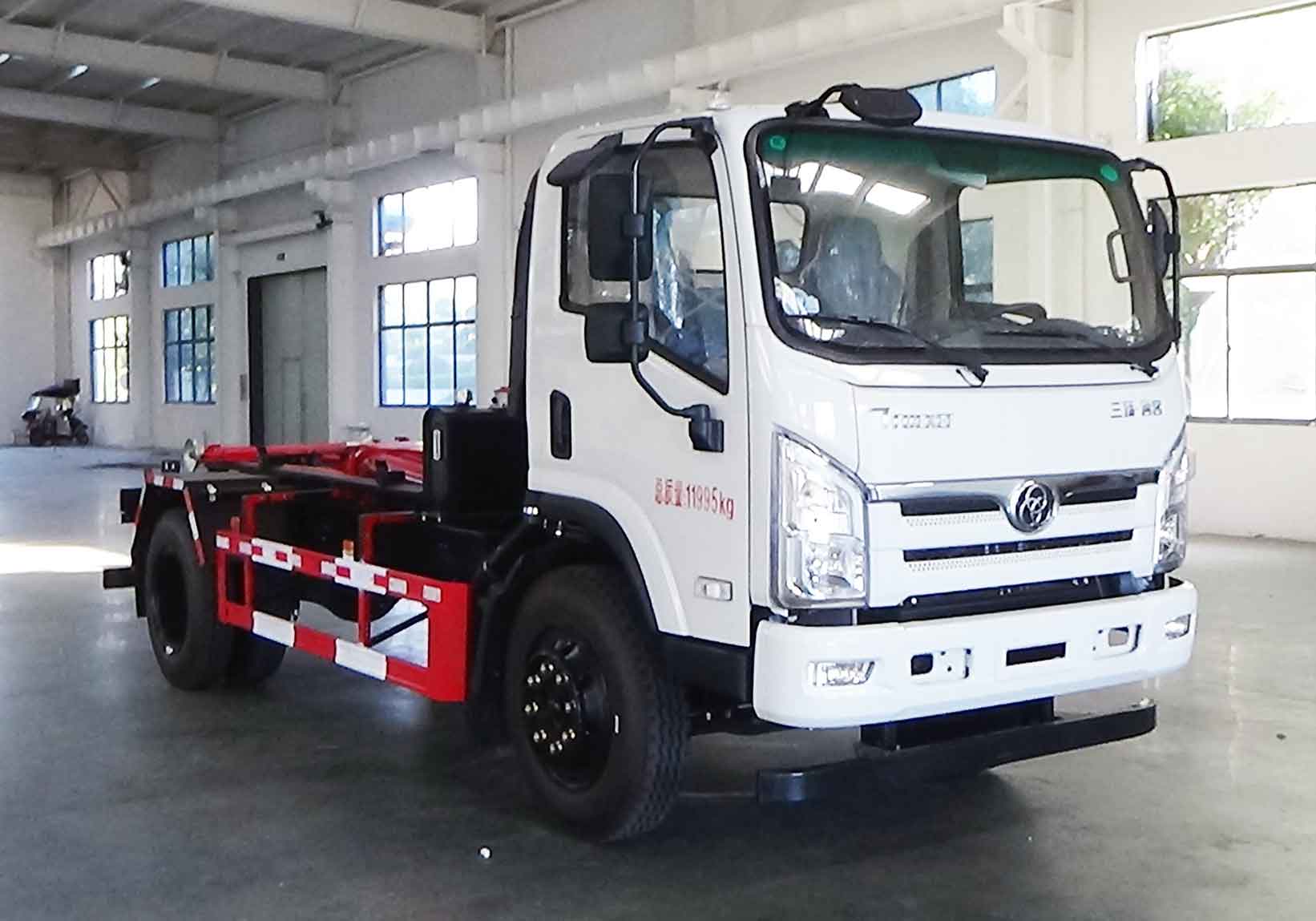 專致牌YZZ5120ZXXST6車廂可卸式垃圾車公告圖片