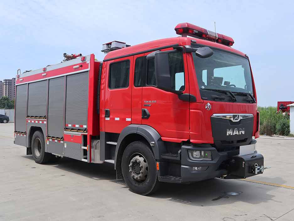 天河牌LLX5176GXFAP50/M压缩空气泡沫消防车
