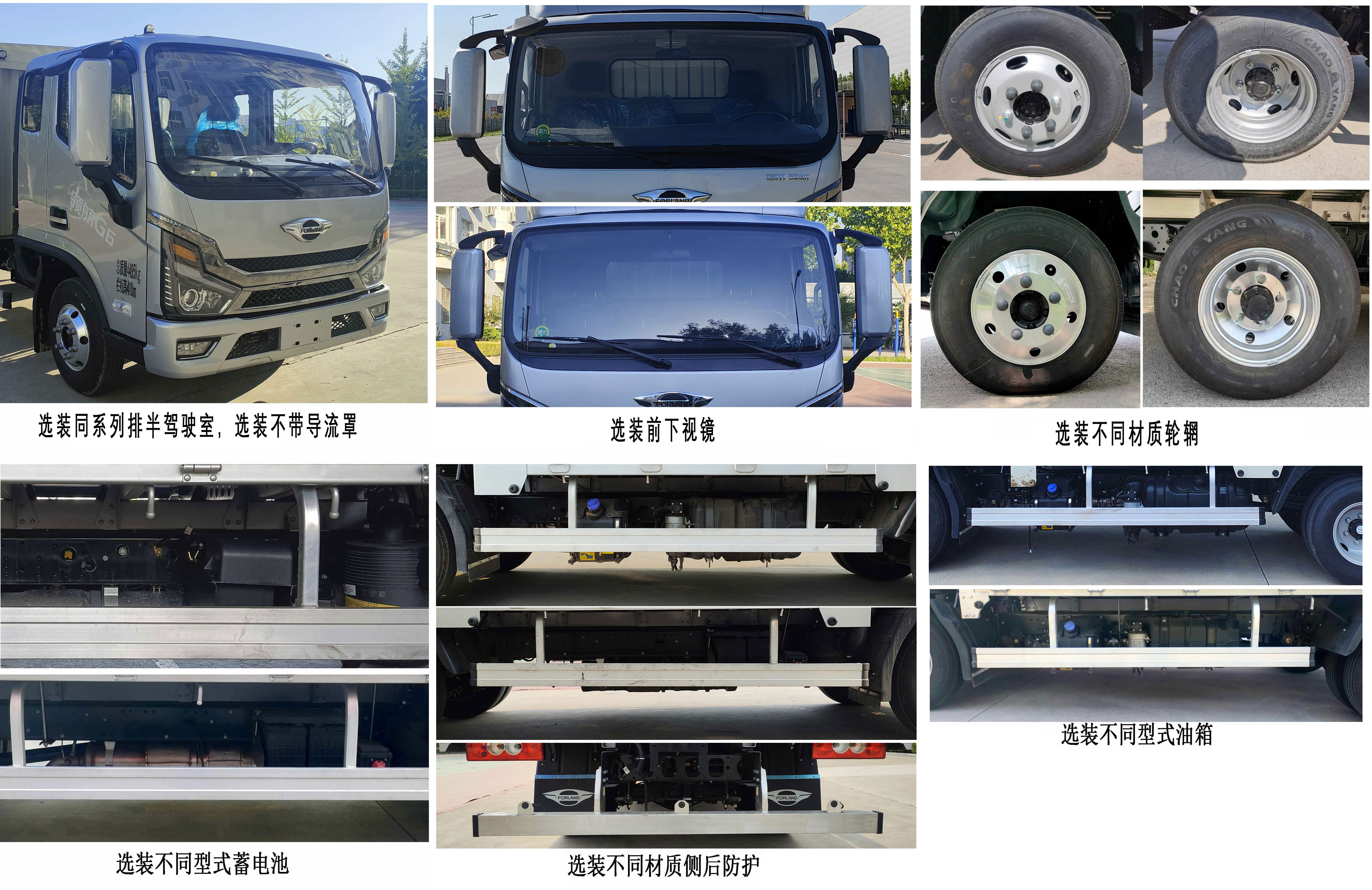 福田牌BJ5044CCY9JBA-54倉柵式運輸車公告圖片