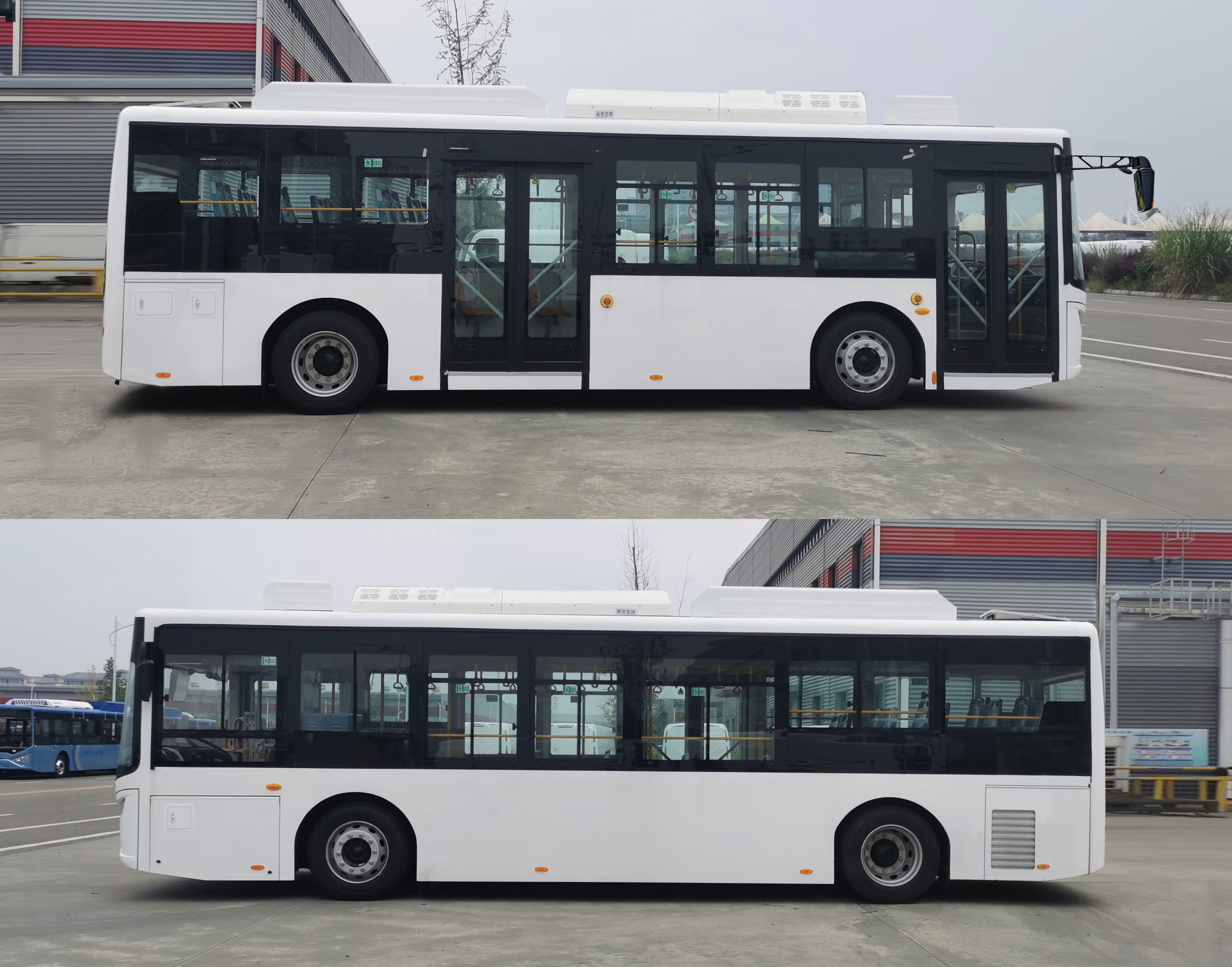 广通牌NJK6105BEVB1纯电动低入口城市客车公告图片