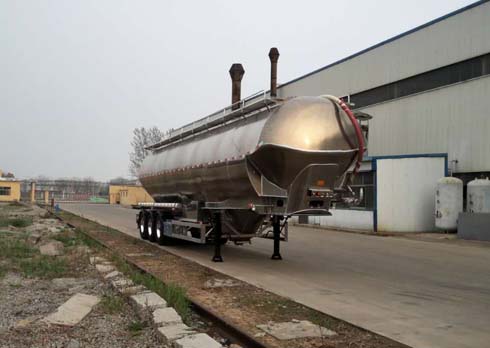 万事达牌13.5米33.2吨3轴低密度粉粒物料运输半挂车(SDW9408GFL)