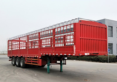 跃海路威牌13米33.8吨3轴仓栅式运输半挂车(LYH9400CCYE)