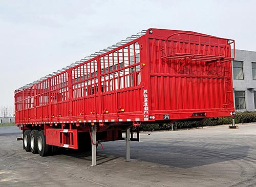 跃海路威牌13米33.8吨3轴仓栅式运输半挂车(LYH9400CCY)
