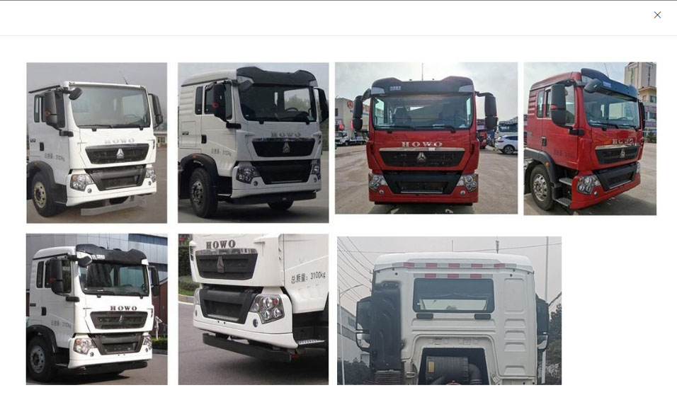 三聯(lián)牌YSY5310ZXXE6車廂可卸式垃圾車公告圖片