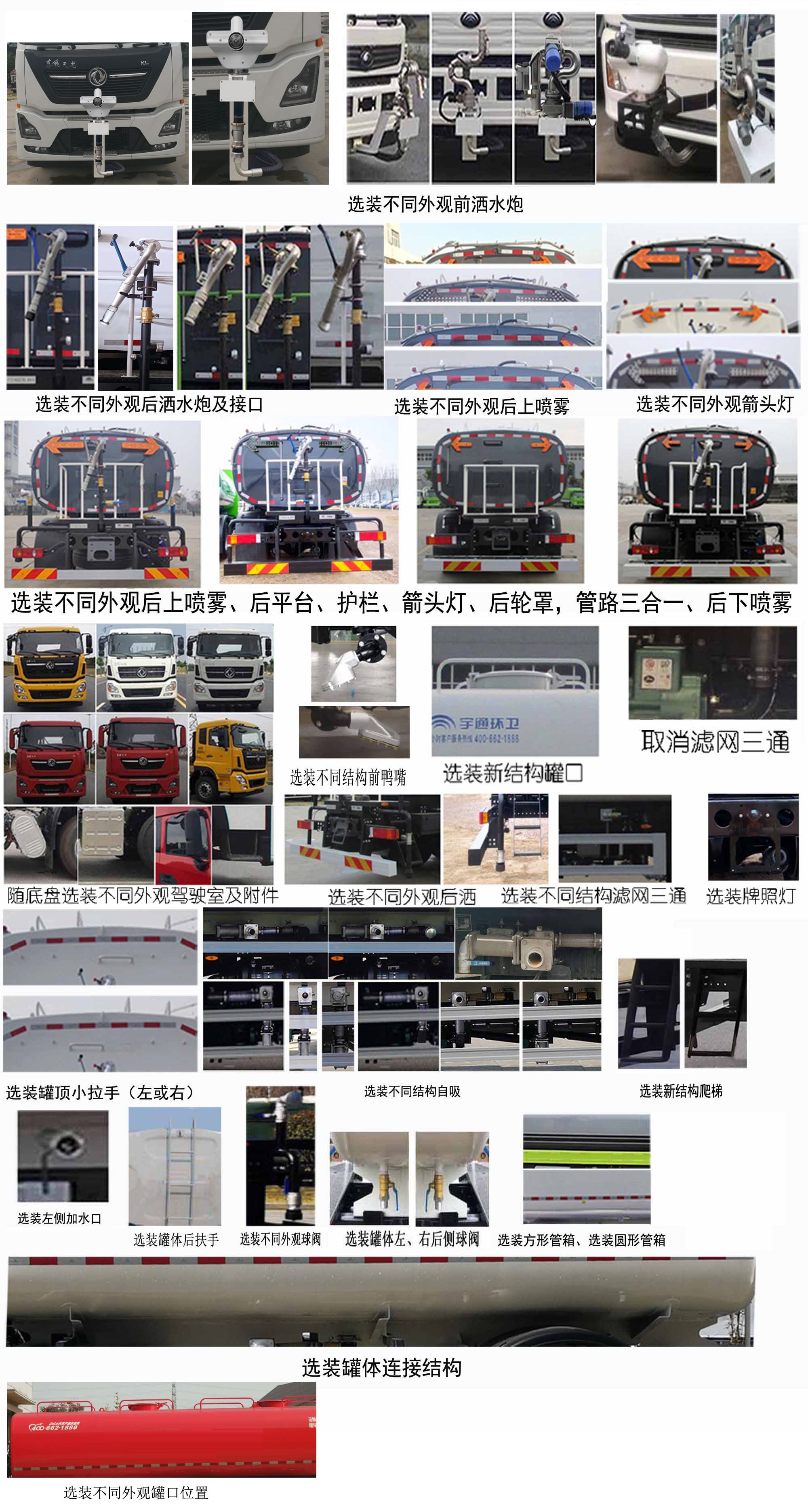 宇通牌YTZ5250GSS20D6洒水车公告图片