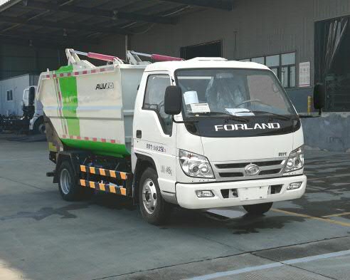 福田牌BJ5042ZZZE6-H2自装卸式垃圾车公告图片