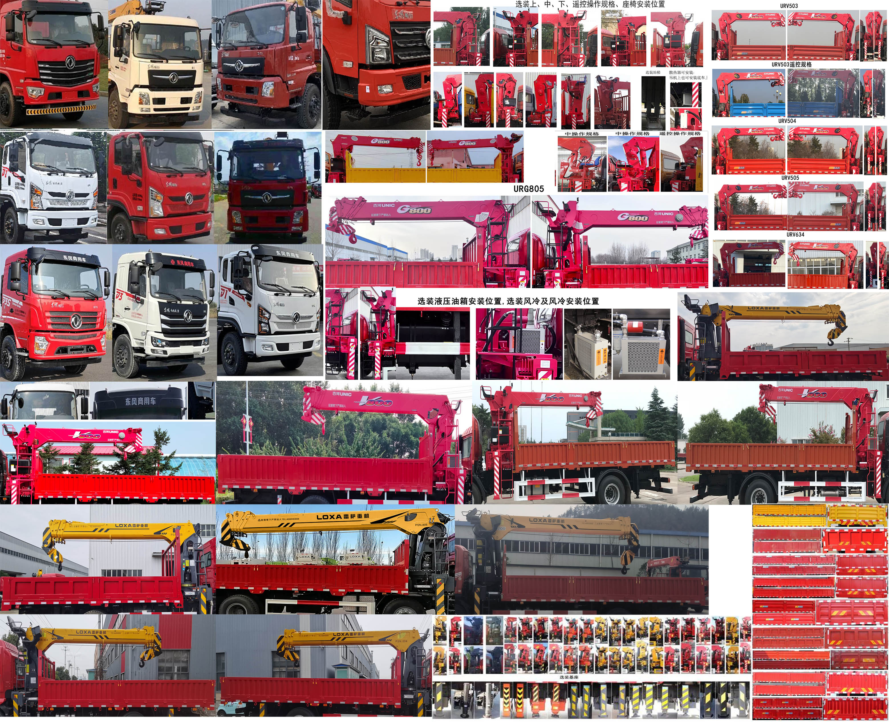 東風牌DFV5183JSQGP6D隨車起重運輸車公告圖片