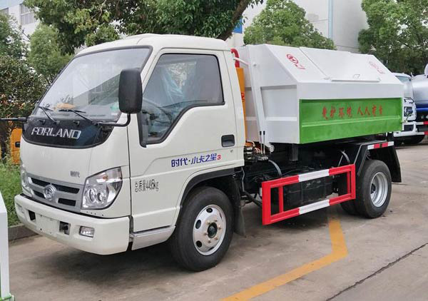程力威牌CLW5040ZXXB6車廂可卸式垃圾車公告圖片