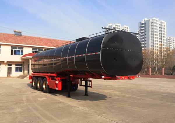 华昌牌10.7米32吨3轴普通液体运输半挂车(QDJ9403GPG)