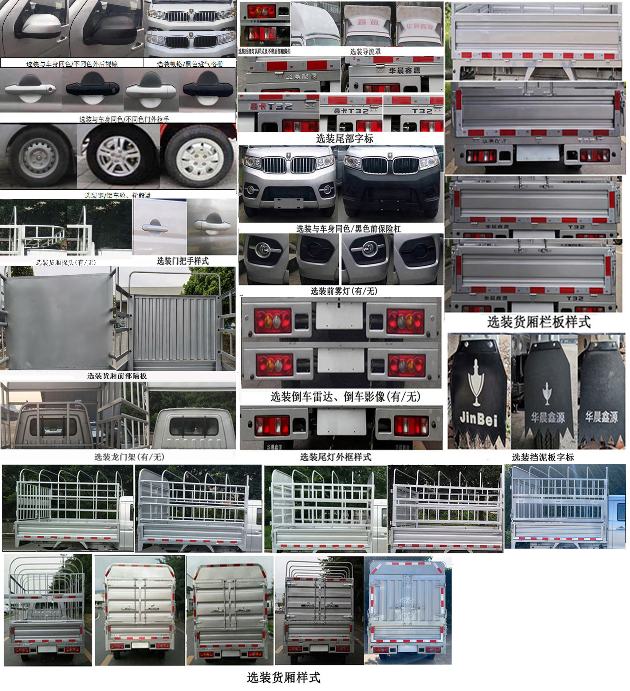 金杯牌JKC5022CCYS6L0倉柵式運輸車公告圖片