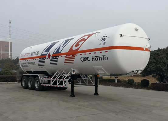 宏图牌13.4米24.6吨3轴低温液体运输半挂车(HT9400GDYH3)