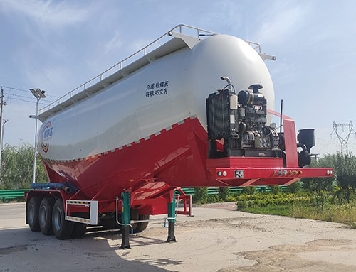 事事达牌10.1米32.6吨3轴中密度粉粒物料运输半挂车(RSD9401GFL)
