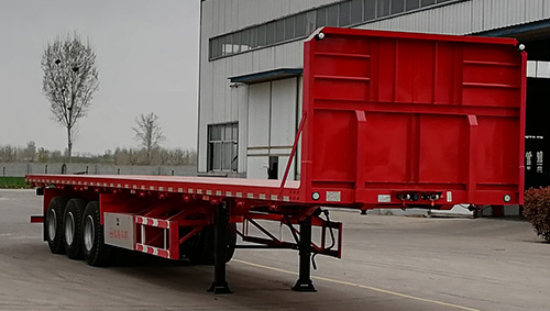 戴格牌13米34.1吨3轴平板运输半挂车(LXG9400TPB)