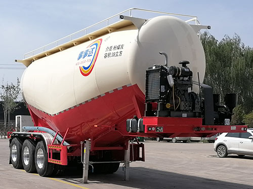 事事达牌9.2米33.7吨3轴中密度粉粒物料运输半挂车(RSD9402GFL)
