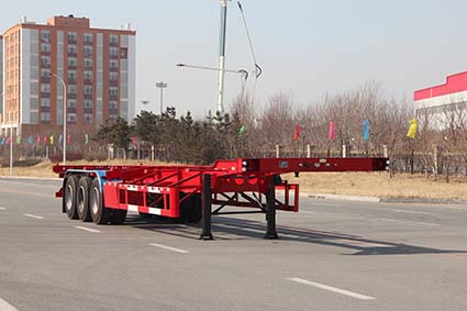 天野牌14米30.5吨3轴集装箱运输半挂车(STY9351TJZ)