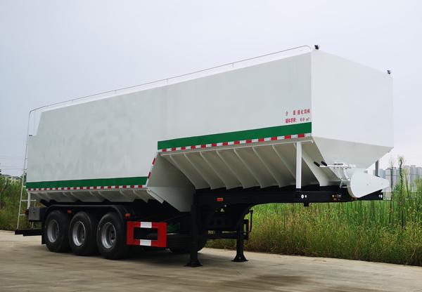 宏刚牌11.2米30.5吨3轴散装饲料运输半挂车(HGP9400ZSL)