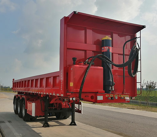 德柱牌9.5米32.5吨3轴自卸半挂车(HDZ9400ZH)