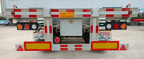 岽德诺力威牌LDN9400TJZE集装箱运输半挂车公告图片