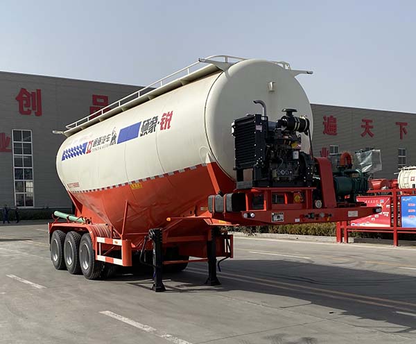 通亚达牌10.2米33吨3轴中密度粉粒物料运输半挂车(CTY9403GFL42)