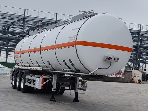 永强牌12.5米31.8吨3轴易燃液体罐式运输半挂车(YQ9402GRYCY2N)