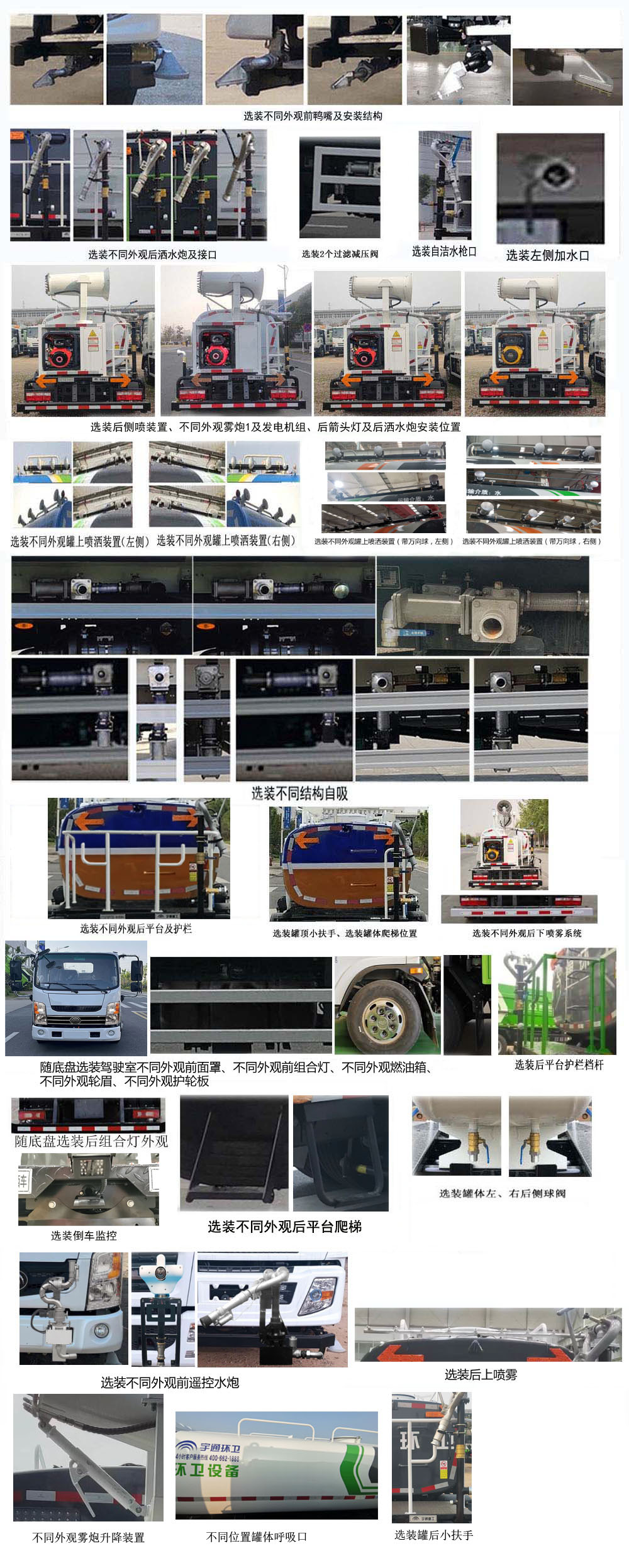 宇通牌YTZ5070GPST0D6绿化喷洒车公告图片
