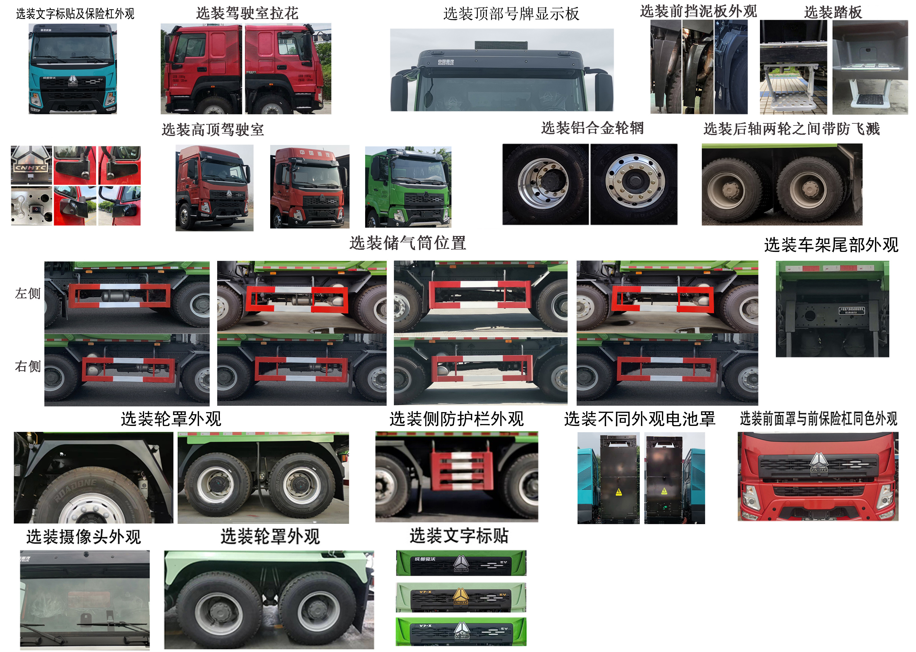 豪沃牌ZZ3312V3267Z11SEV换电式纯电动自卸汽车公告图片