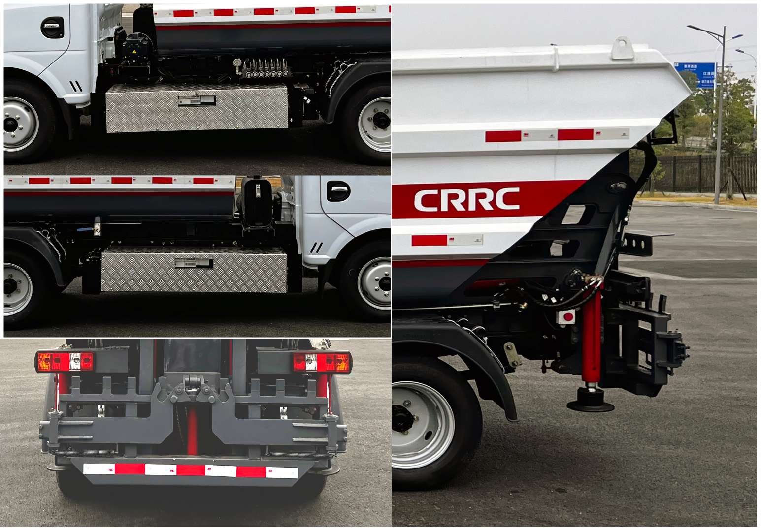 中國中車牌TEG5040ZZZAEQBEV1純電動自裝卸式垃圾車公告圖片