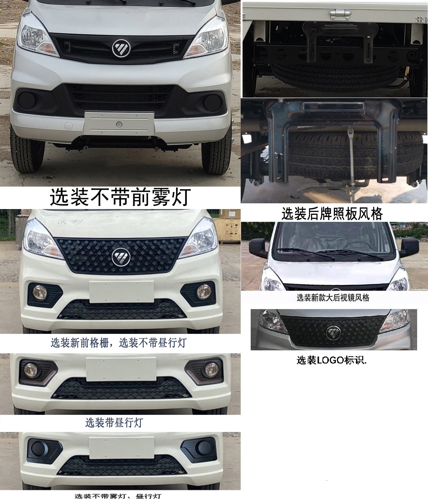 福田牌BJ5030XXY4AV6-11厢式运输车公告图片