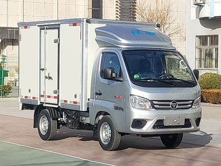 福田牌BJ5021XXY2JV3-18廂式運(yùn)輸車公告圖片