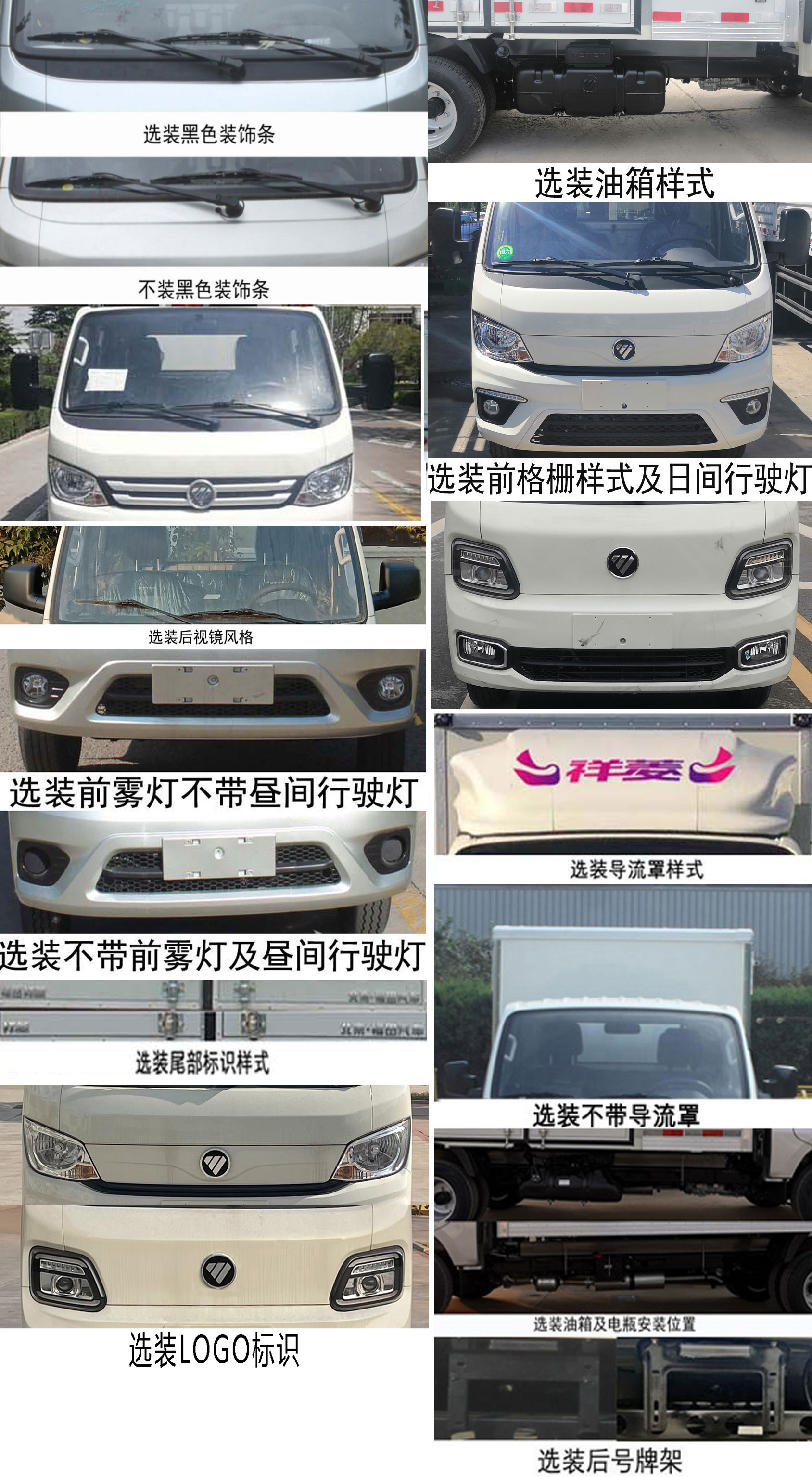 福田牌BJ5032XYK3JV5-13翼開啟廂式車公告圖片