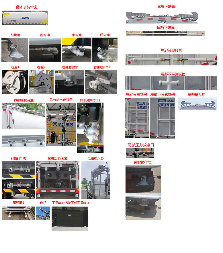 徐工牌DXA5180TSDL6防役消毒洒水车公告图片